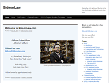 Tablet Screenshot of gideonlaw.com